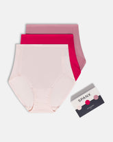 SPANXsmoothâ„¢ Fit-To-You Brief 3-Pack Box | Pink Blossom/Fuchsia/Rosa